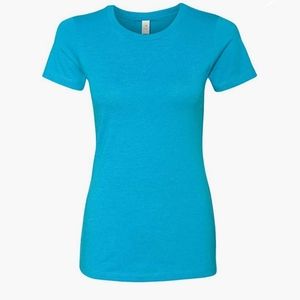 2 Marky G Turquoise crew neck women's tees